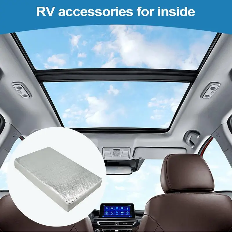 مقاوم للماء RV فتحة سقف المظلات سقف متنقل RV تنفيس عازل الأشعة فوق البنفسجية الألومنيوم فيلم كتلة عاكسة ظلة اكسسوارات السيارات