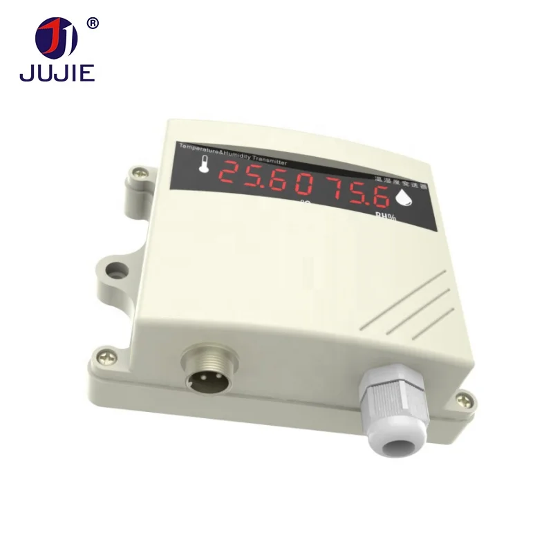Sensor transmissor de temperatura e umidade com saída 4-20mA na estufa de ar