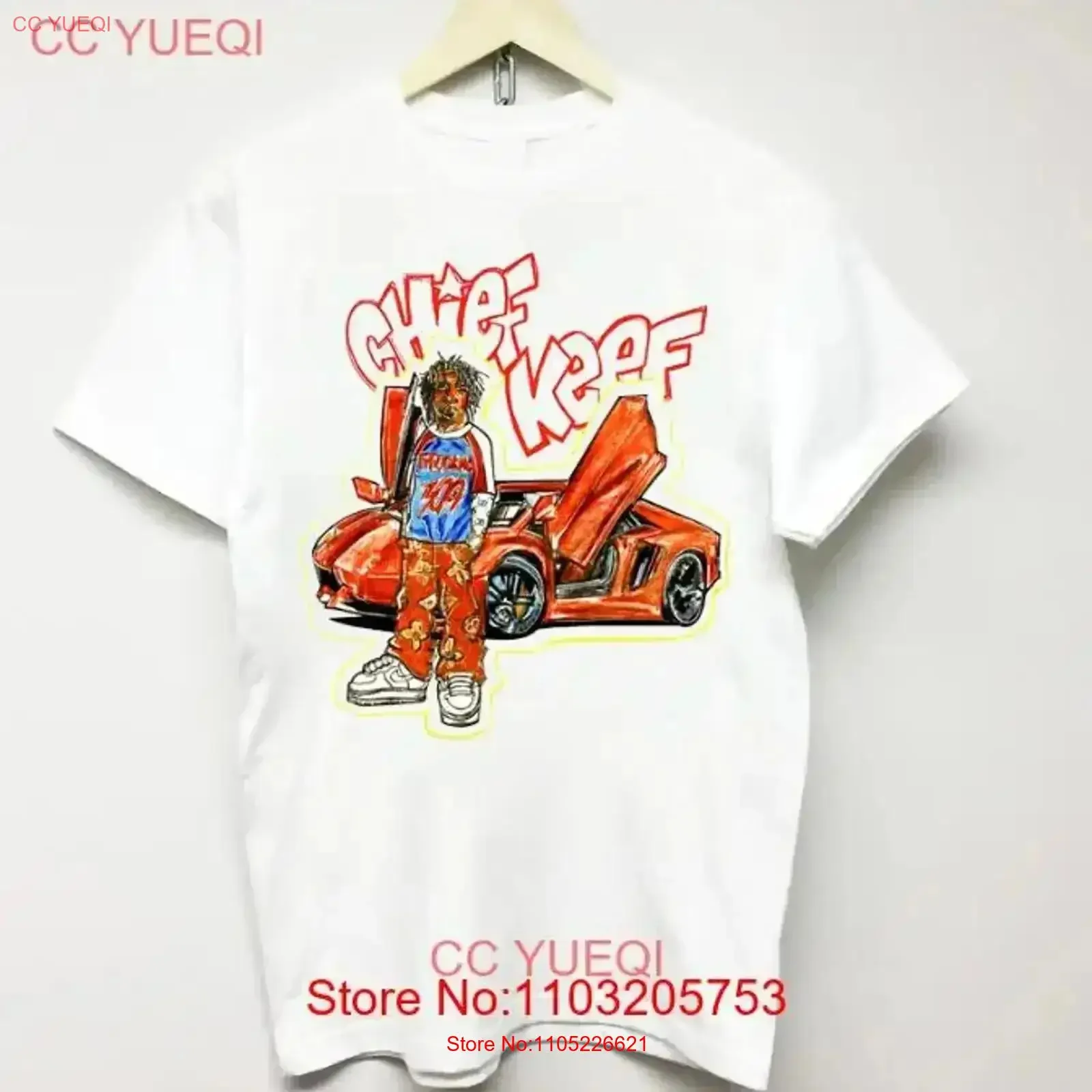 

Chief Keef T Shirt 4th of July So Cute Father day For Fan vintage Washed designer clothes Versatile Soft Breathable Stylish