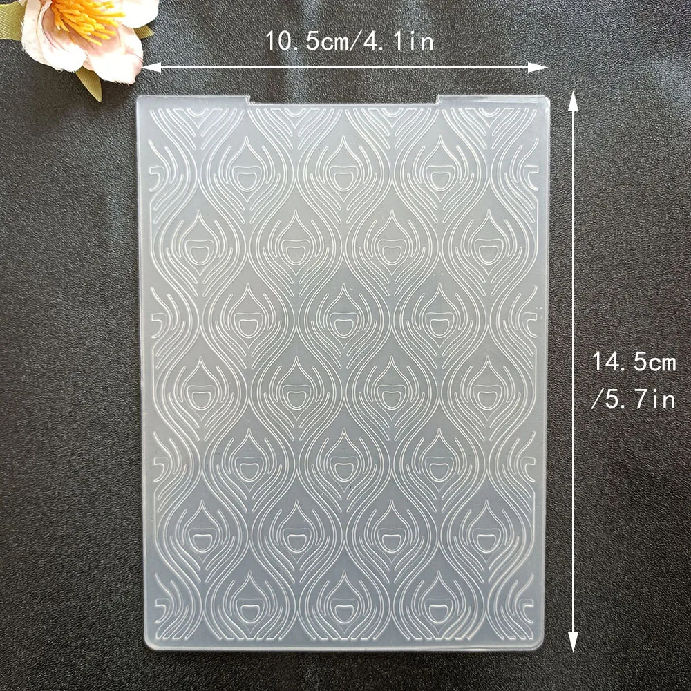 New Style Classical Embossing Folder Transparent Embossing Plastic Plates Design For DIY Paper Cutting Dies Scrapbooking Figure