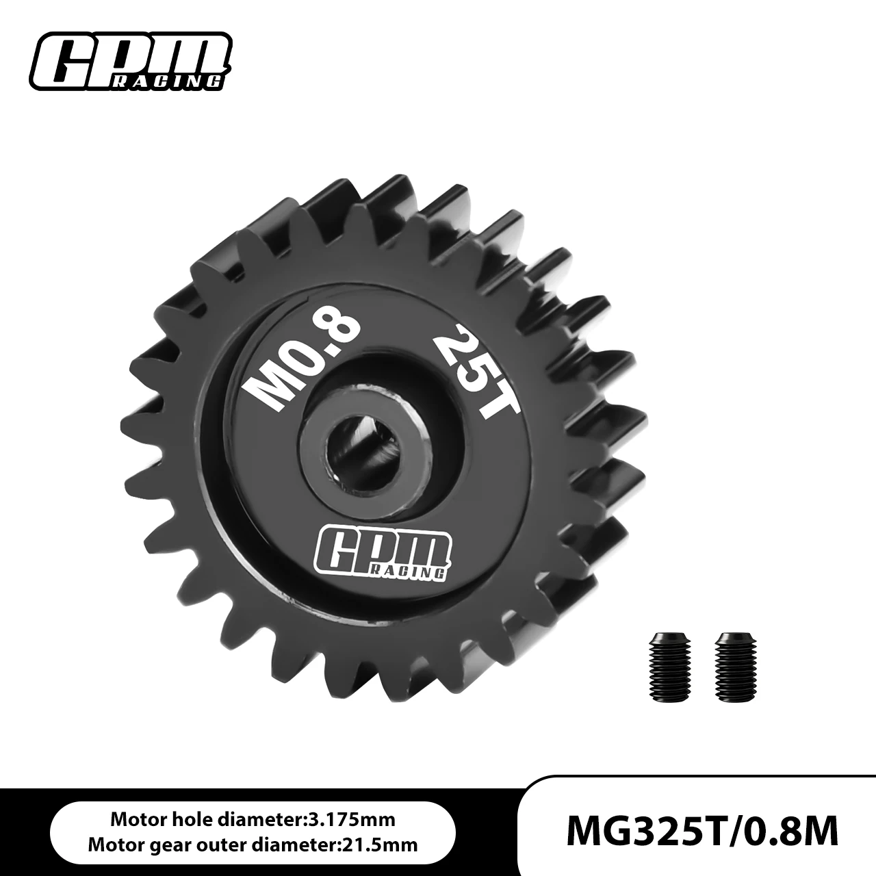 ترس المحرك الفولاذي GPM 40Cr 15T-30T (32P / M0.8/ 3.175 مم) ترس ترس #3