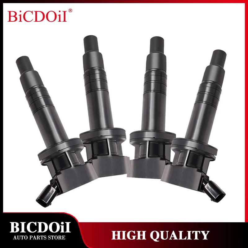 4Pcs Car Coils 90919-02239 90919-02262 Ignition Coils for Toyota Celica Corolla Matrix 1.8 90080-19015 UF-247 90919 02239