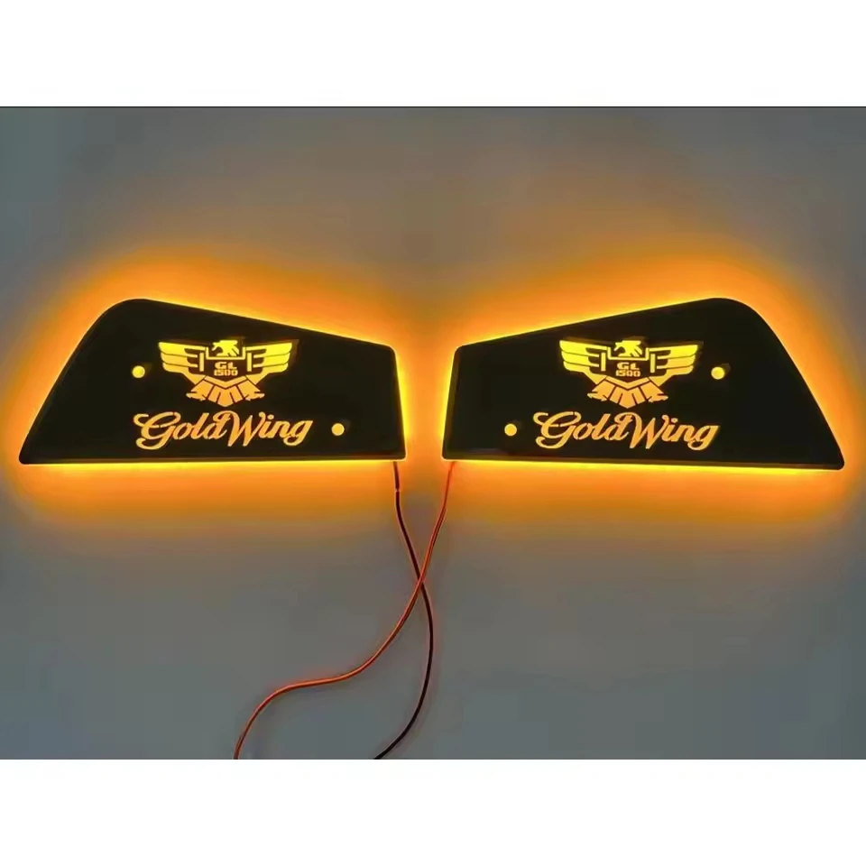 For Honda Goldwing 1500 GL 1500 Lighting Foot Peg Covers LED Lighting Floorboard Goldwing 1500 Accessories