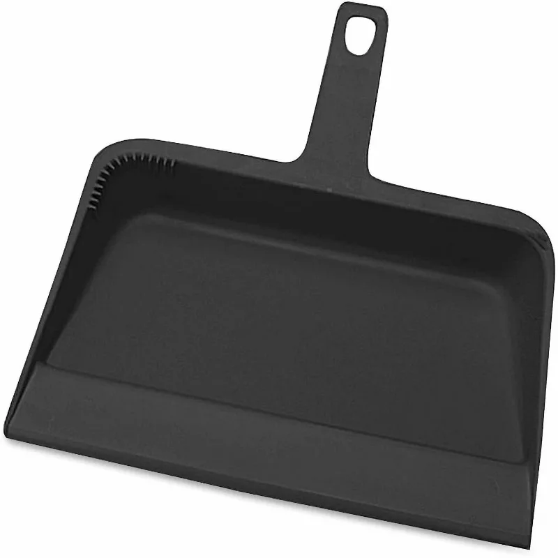 

Heavy-duty Plastic Dust Pan, 1 Each, Black