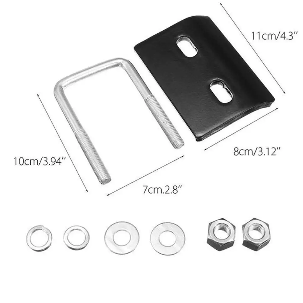 Heavy Duty Anti Rammelaar Hitch Beugel Quad Trekhaak Trekhaak Accessoires voor Auto Trekhaak