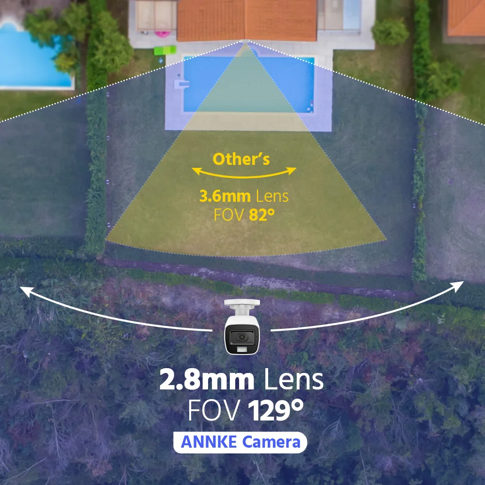 Imagem -05 - Annke-sistema de Segurança de Vídeo 8ch 5mp 5mp Lite Gravador H.265 Mais Dvr Kits de Câmera de Vigilância de Vídeo Cctv Detecção Pir ao ar Livre Ip67