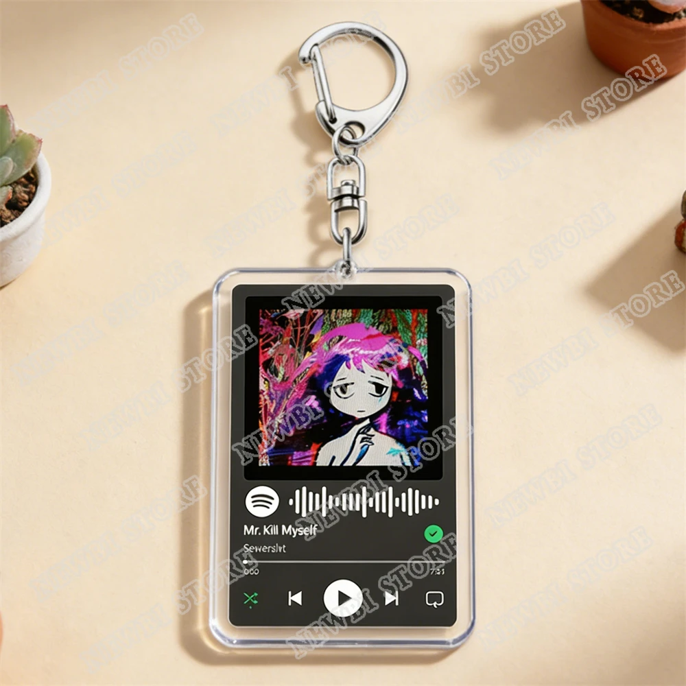 Sewerslvt Breakcore Music Keychains for Women Accessories Bag Anime Mr. Kill Myself Jvnko Machine Girl Keying Jewelry Fans Gifts
