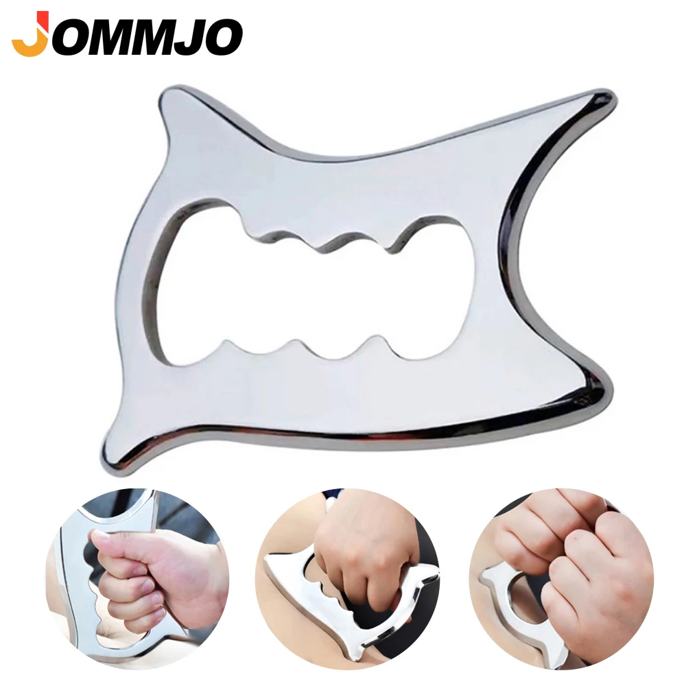 1Pcs Sport Stainless Steel Gua Sha Tools-Massage Scraping Tool for Soft Tissue Mobilization,Physical Therapy for Back, Legs