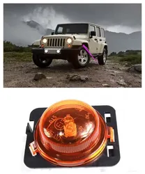 Luce parafango anteriore laterale Wrangler JK 2007-2017 indicatore luminoso alogeno luce di posizione indicatore di direzione 55077894AD 55077895AAD 5507