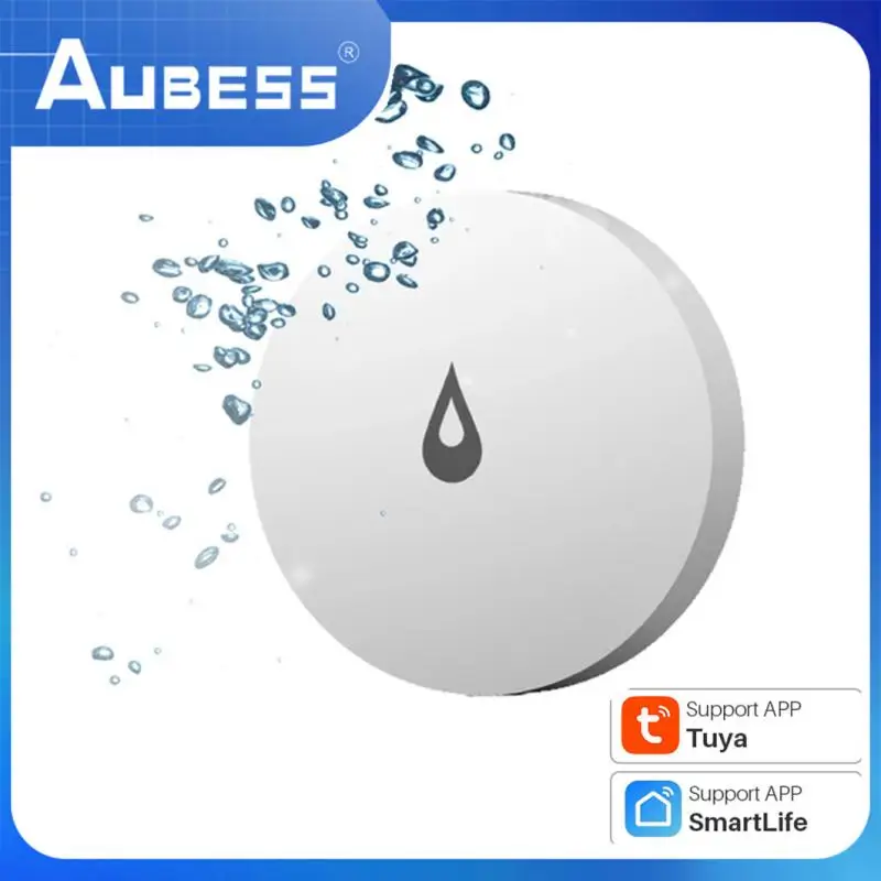 

AUBESS Tuya Home Alarm Water Leakage Alarm Independent Water Leak Sensor Detector Flood Alert Overflow Alarm System Security New