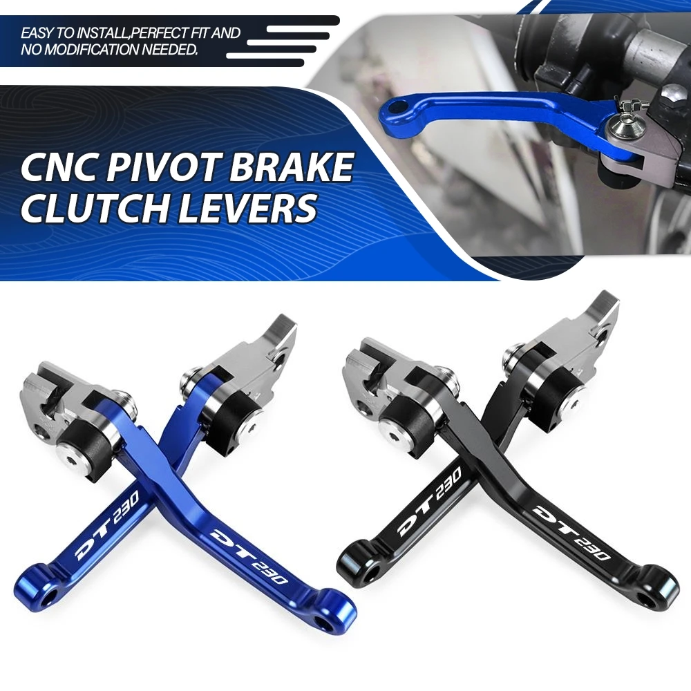 CNC Pivot Brake Clutch Levers FOR YAMAHA DT230 LANZA 1997 1998 1999 2000 2001 2002 2003 2004 2005 2006 2007 2008 2009 2010 2011