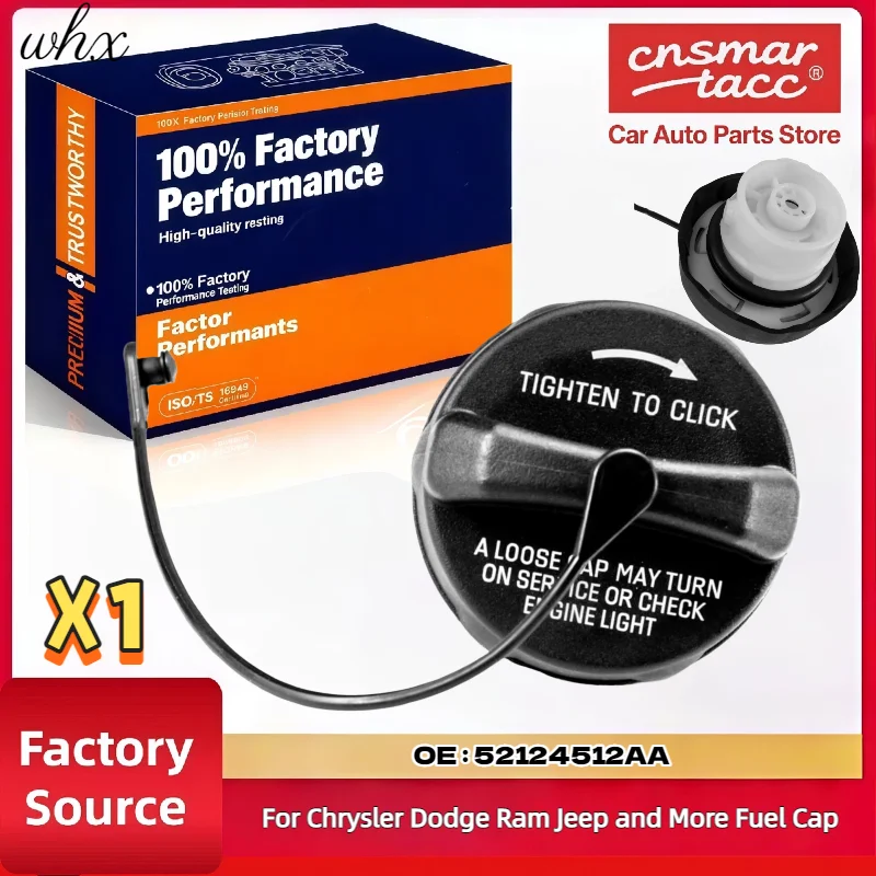 Tapa de Combustible OEM para Dodge Grand Caravan, Chrysler Town Country y Jeep Commander 52030433AB 52124512AA