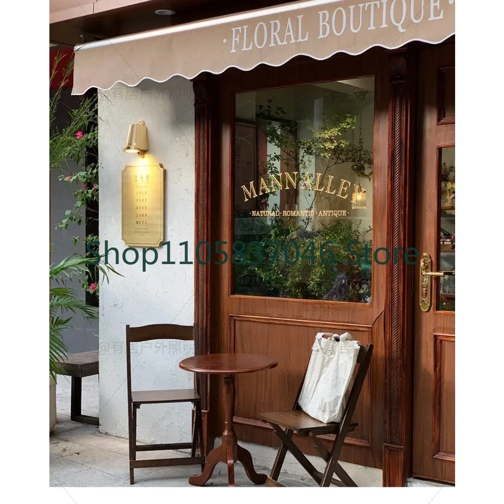 Industrial style outdoor waterproof wall lamp, door spotlight, retro vintage clothing store, shop entrance sign lighting fixture