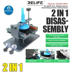 RELIFE RL-601S Plus Multi Functional Screen Removal Pressure Holding Fixture For Mobile Phones Rear Cover Glass Opening Repair