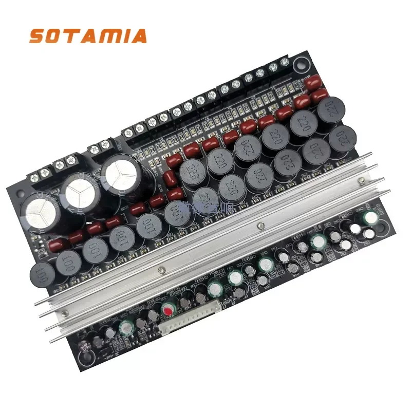 

SOTAMIA 7.2 Audio Amplifier Board 50Wx4+100Wx2 TPA3116 Sound Amplificador Two Bass Output DC24V Power Supply DIY Passive Speaker