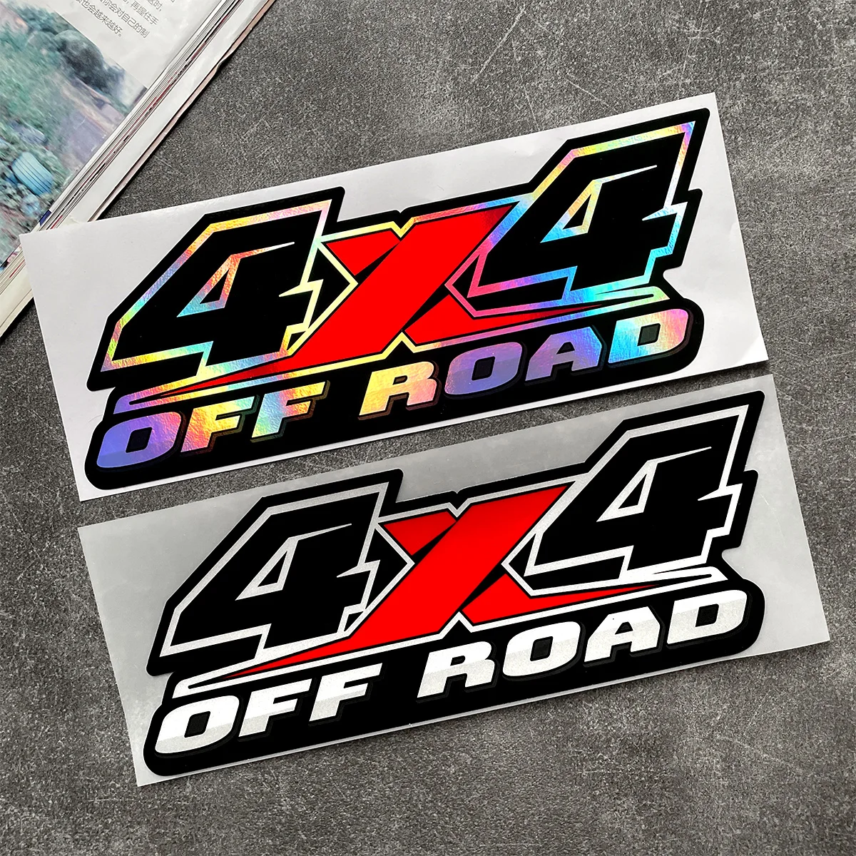 4X4 OFF ROAD Car Stickers Waterproof Vinyl Decals for Auot Body Window Rear Bumper Sunscreen Waterproof Car Truck Body Decal