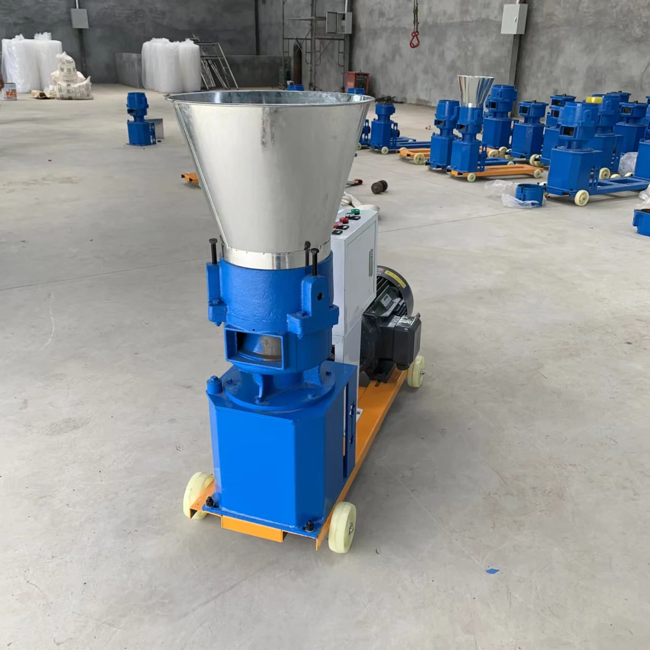 Electricity Animal Chicken Cow Horse Feed Pellet Making Machine Pelletizer Diesel Pellet Machine Wood Pellet Machine