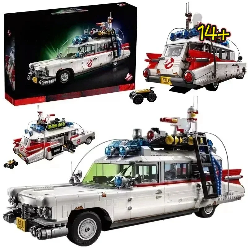 

Новые строительные блоки Disney 10274 Ghostbuster Ecto1, модель автомобиля, игрушка-подарок для взрослых и детей