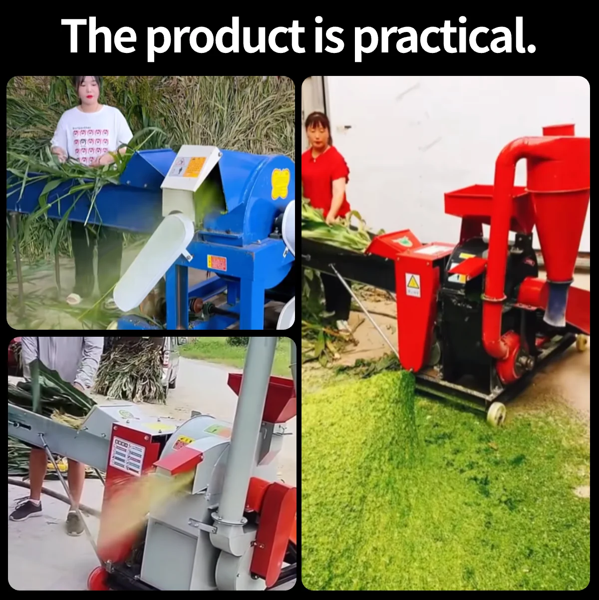 Mesin Penghancur Jerami Rumput Baru, Mesin Pencacah Jerami Jagung, Penggiling Jerami, Mesin Pembuat Pulpa Pakan Ternak Silage