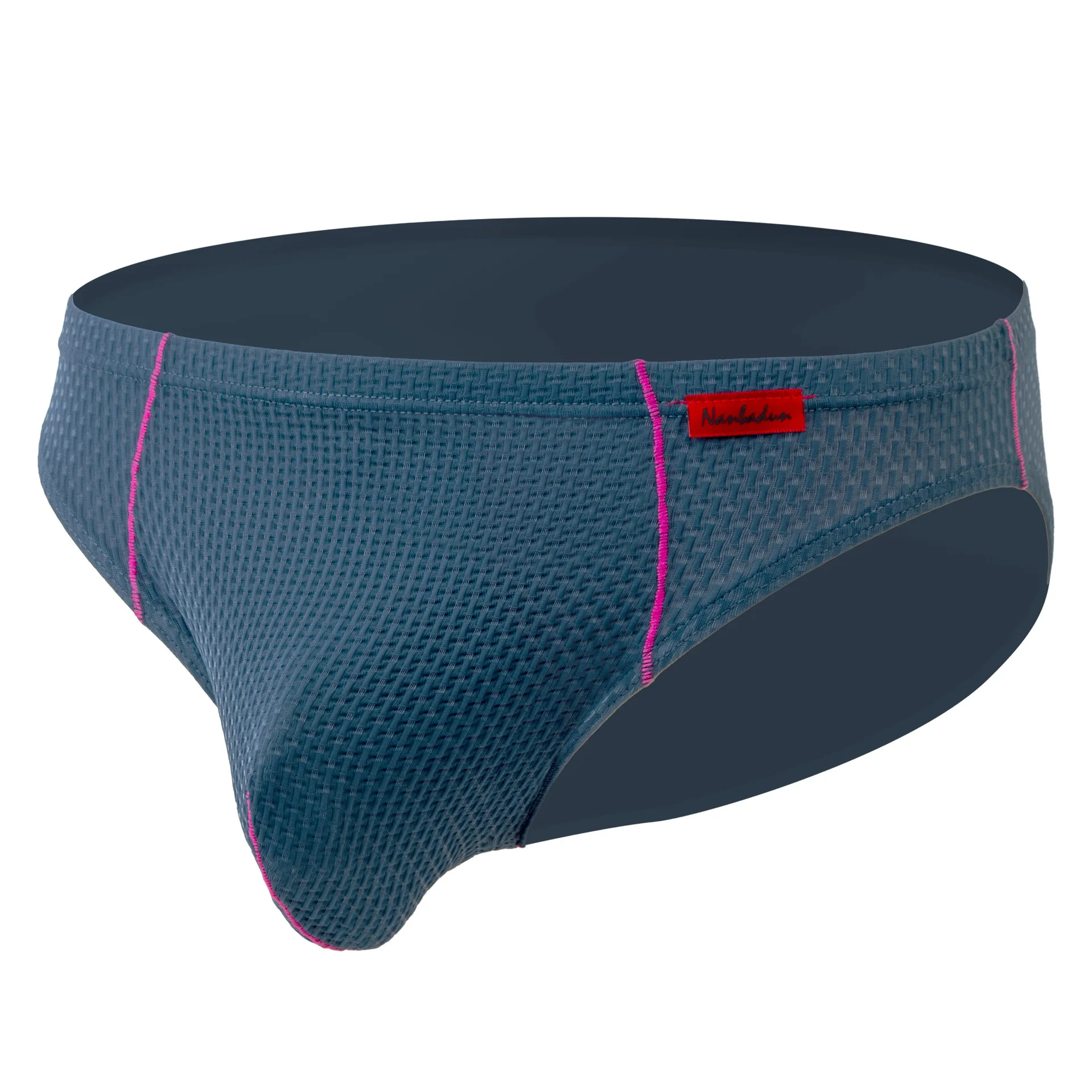 Men's Bulge Briefs Gays Sexy Low-Rise U Convex Pouch Tangas Jacquard Textured Sexy Butt Lifting Erotic Underwear Male Underpants