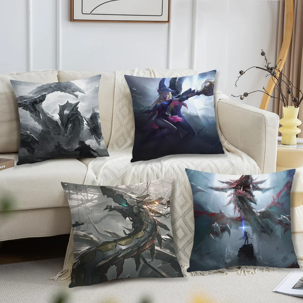 cushion cover For Home Anime Bedroom Room Decoration Living Room Sofa Pillow Case Yu-Gi-Oh Suitable