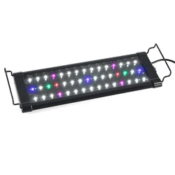 30-40cm LED Aquarium Light Multi-Color Full Spectrum Super Slim Fish Tank Aquatic Plant Marine Grow Lighting Lamp EU Plug