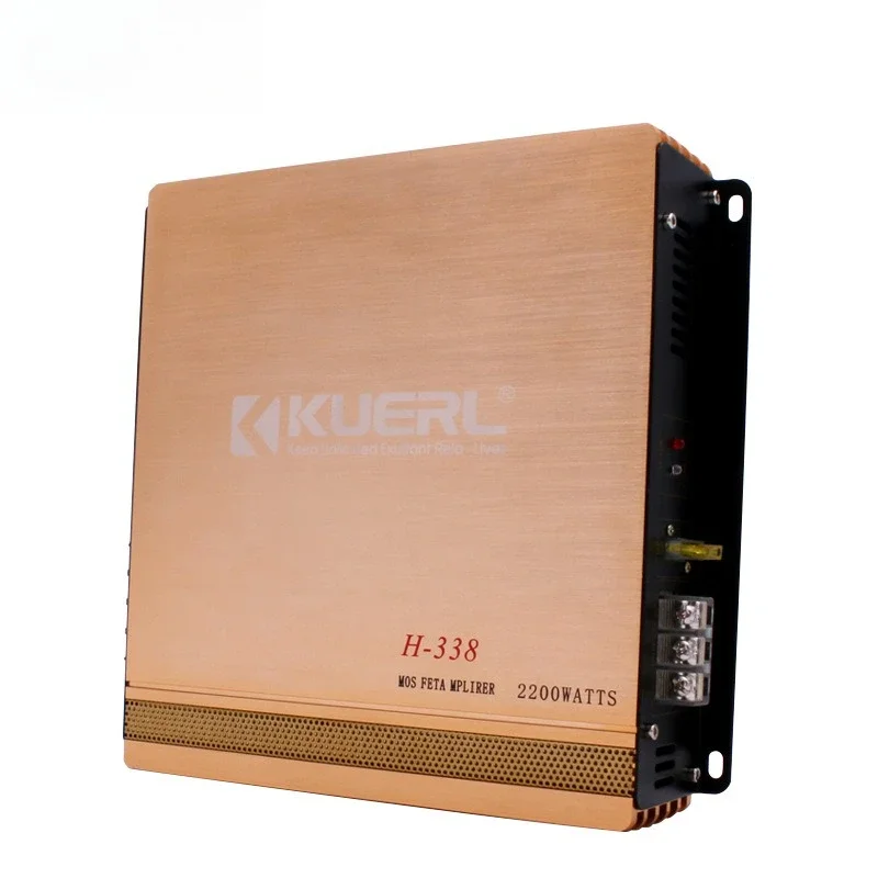 2025 سيارة الصوت عالية الطاقة تعديل السيارة 2-قناة اتجاهين سيارة مكبر كهربائي سبائك الألومنيوم المصبوب