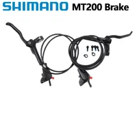 Shimano MT200 BR delantero izquierdo 800mm trasero derecho 1450mm MTB bicicleta de montaña freno de disco hidráulico Original