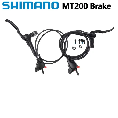 Shimano MT200 BR delantero izquierdo 800mm trasero derecho 1450mm MTB bicicleta de montaña freno de disco hidráulico Original