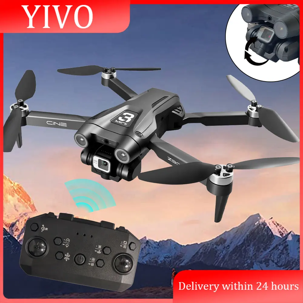 

Z908 Pro MAX Drone 8K Профессиональная двойная камера GPS FPV Бесщеточный двигатель Оптический поток Ударный складной квадрокоптер 10000M