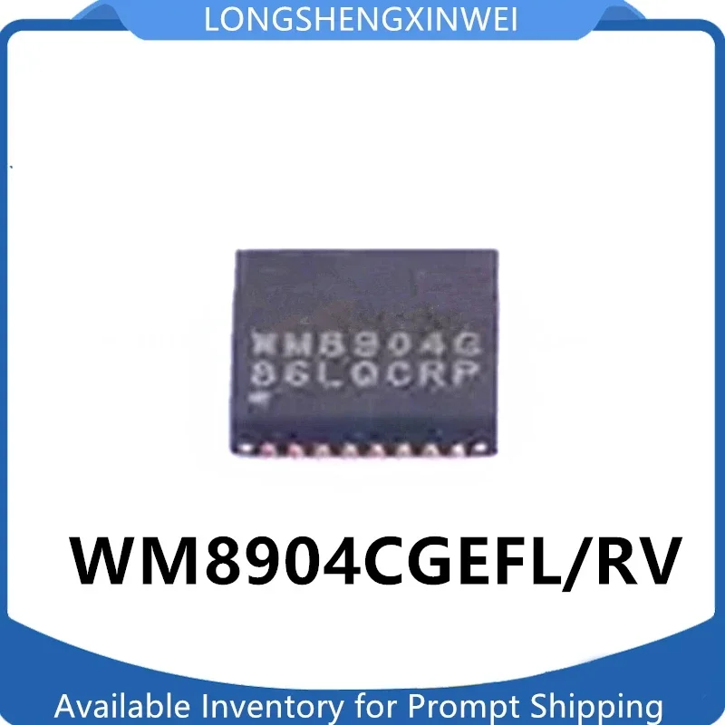 1PCS WM8904CGEFL/RV Screen Printed WM8904G QFN-32 Audio Codec IC Chip Original New