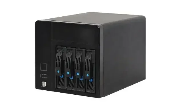 For 4-bay NAS Storage Desktop Office Computer Server ITX Interstellar Snail Hot Swappable Chassis