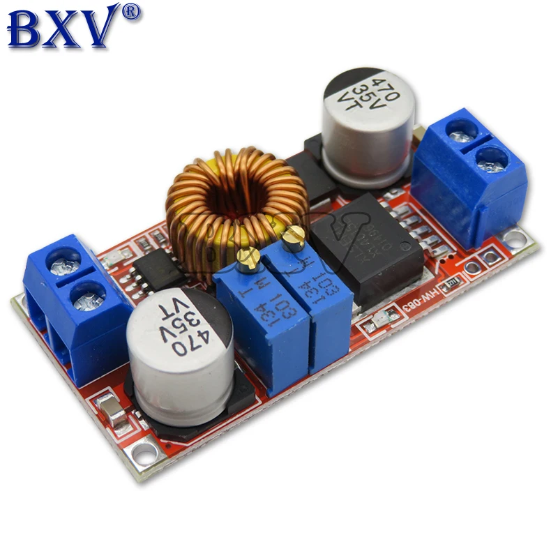 5A XL4005E1 Adjustable DC-DC Power Converter CC CV Lithium Battery DC Step-down Charger Board 5-32V To 0.8-30V LED Driver