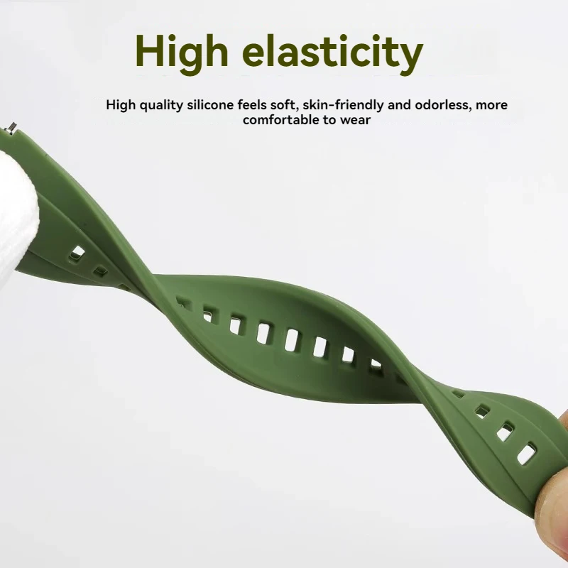 สําหรับนาฬิกา Casio AE-1200 AE1200/1300 SGW400 AQ-150W A158 A159 A168 ดัดแปลงยางซิลิโคนกันน้ําสายนาฬิกา 18 มม.