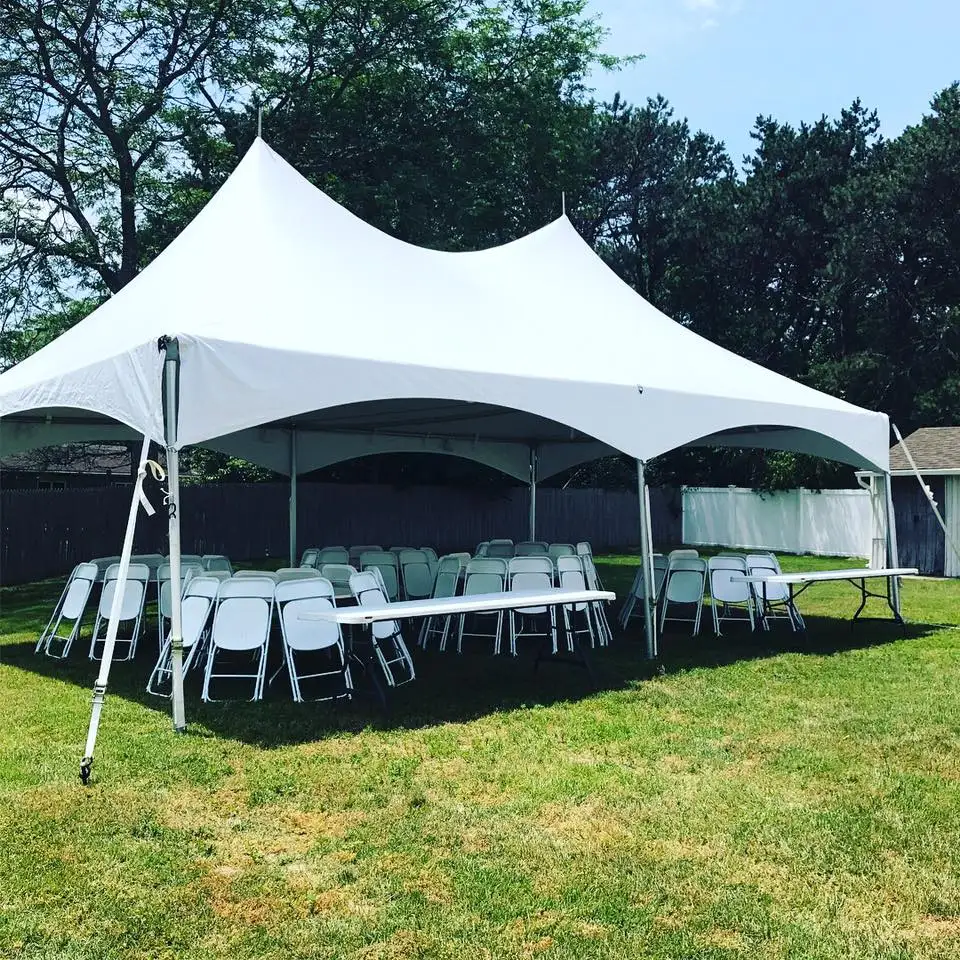 Heavy Duty Tents for Events Aluminum High Peak Frame Wedding Party Tent 20ft X 40ft