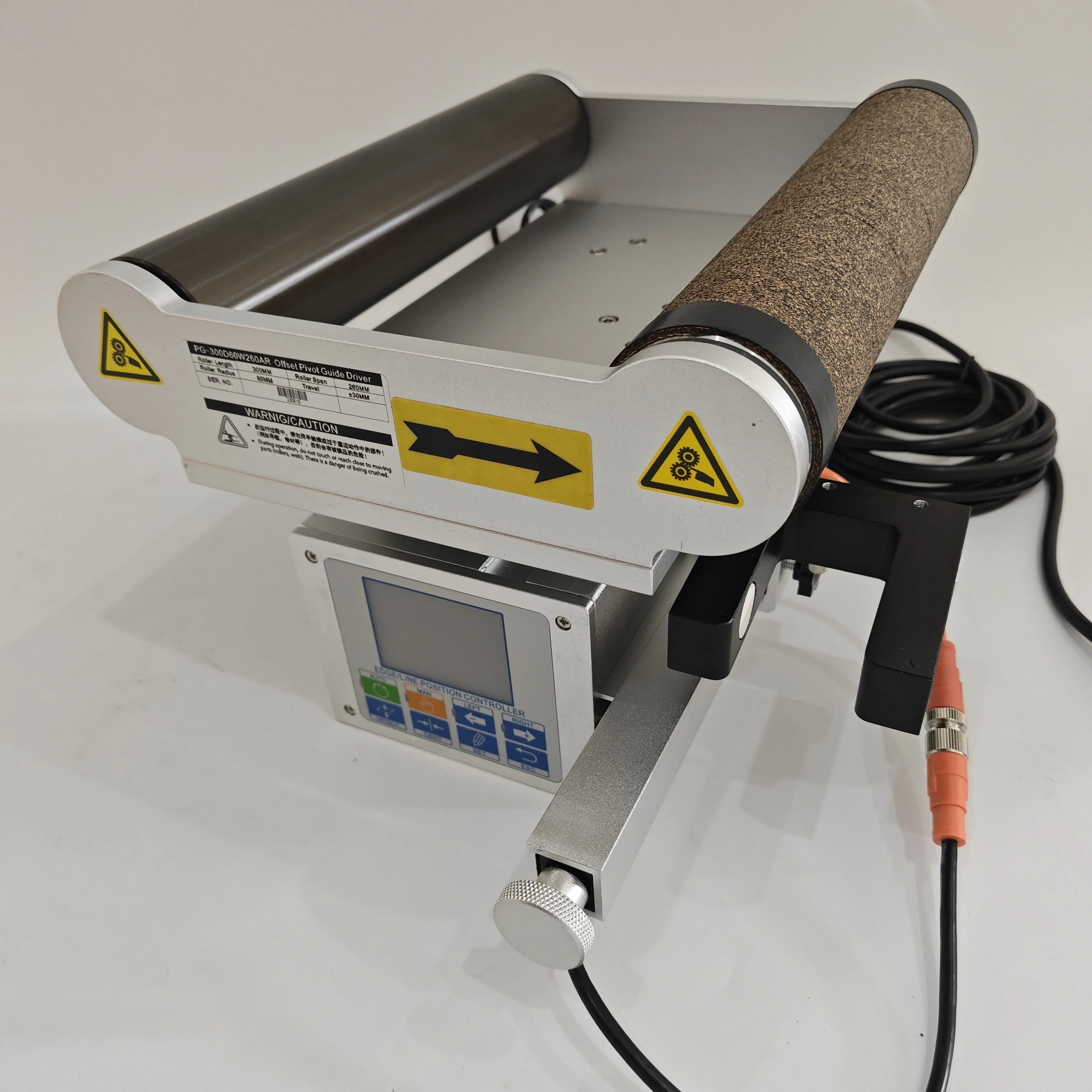 

PG200A All-In-One Servo Web Guiding Control System Line Edge Position EPC Guide Controller with Ultrasonic Sensor