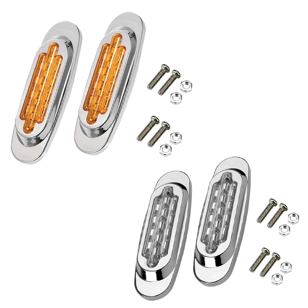 Car LED Side Marker Light Suitable for 12-24V cars, vans, trucks, tractors, trailers, buses