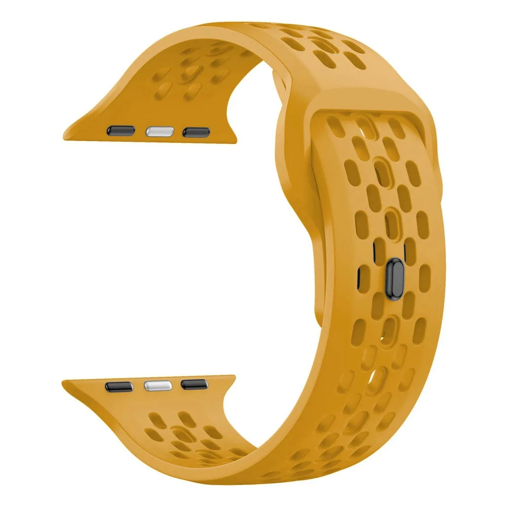 Atmungsaktives Silikonarmband für Apple Watch 49mm 46mm 45mm 44mm 42 41mm Sportarmband iWatch Ultra 12 11 10 9 8 7 6 SE3 Gürtel – Detail 8