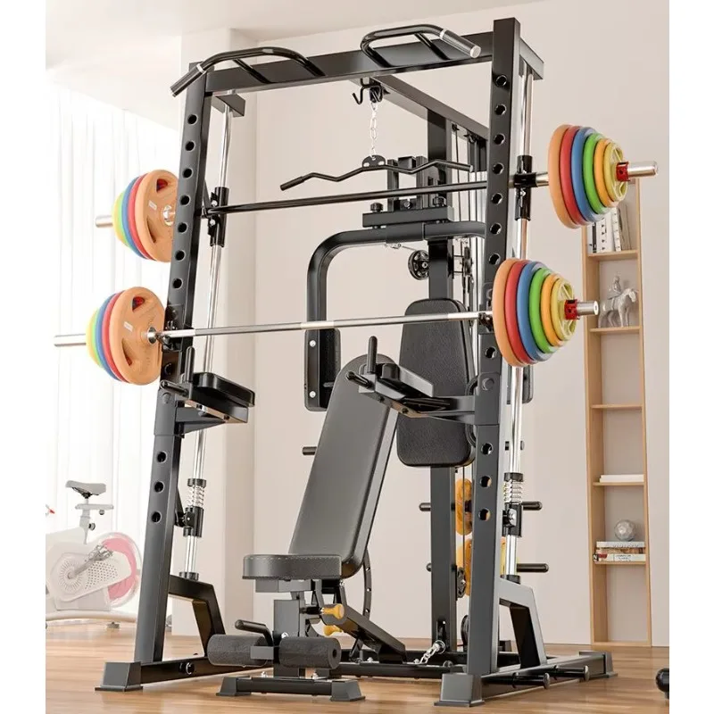 

Comprehensive Fitness Equipment, Smith Machine Combination with Squat Rack & Bench Press Gantry