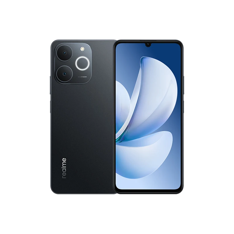 Europese versie van de realme Note 70T-smartphone: 6,75 inch, 90 Hz-scherm, 6000 mAh-batterij, 13 MP AI-camera, octa-core-chipset, IP54