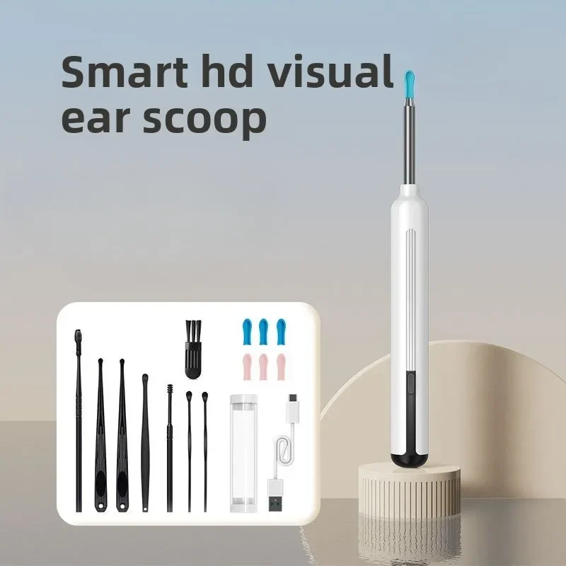

Visual Ear Cleaner With Camera LED Lights 4.0mm Lens Ear Wax Removal Tool Take Video HD Earpick Gifts