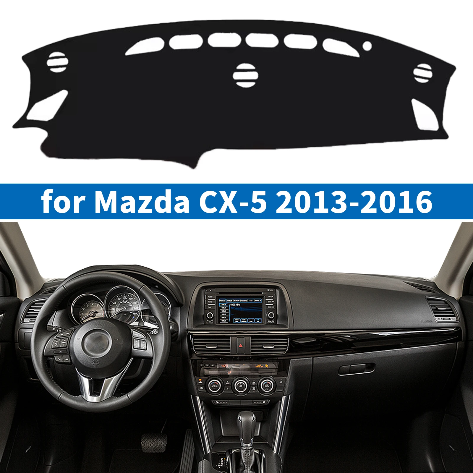 

for Mazda CX-5 CX5 CX 5 2013 2014 2015 2016 KE Car Dashboard Mat Sunshade Protective Carpet Dash Pad Dashmat