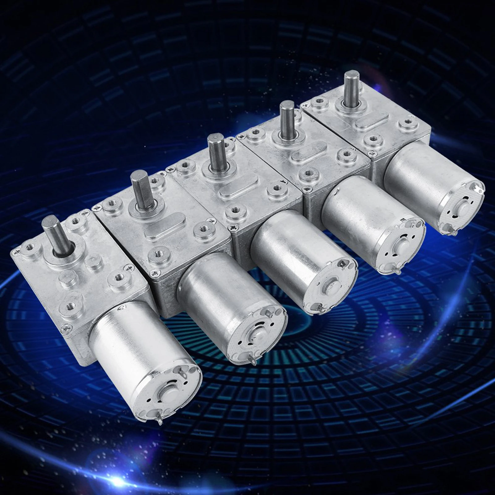 Electric Drive Motor Electric Motor Reversible High  Worm Geared Motor DC 12V Reduction Motor CW/CCW High  Motor