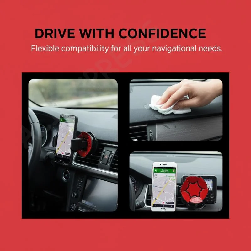 

Car Dashboard Mounting Pad Disc Adhesive Sticky Base For Suction Cup Phone Holder Curve Surface Compatible