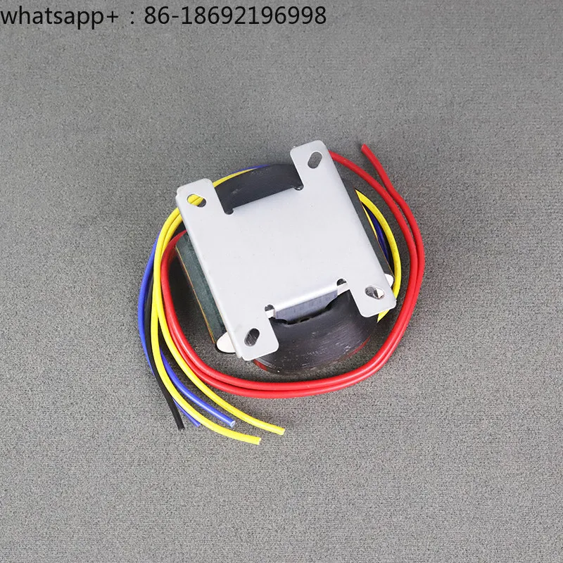 R-type Power Supply Front-stage Transformer 40W Double 150V + Single 6.3Vr Cow Audio Transformer, Copper Wire 220V Input