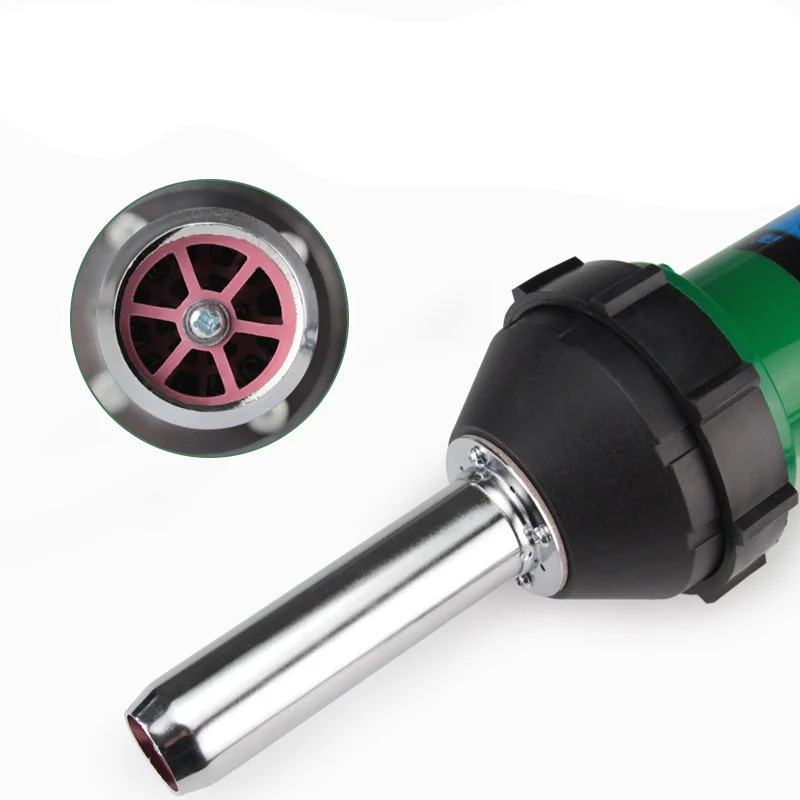 1080W Integrated Plastic Welding Torch 9 Speed Temperature Control Hot Air Gun Kit for PP PE ABS Plastic Repair Welding Machine