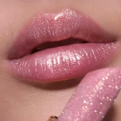 1PC Temperature Color Changing Glitter Lipstick Diamond Shiny Lip Gloss Waterproof Lasting Moisturizing Red Pink Sexy Lip Makeup
