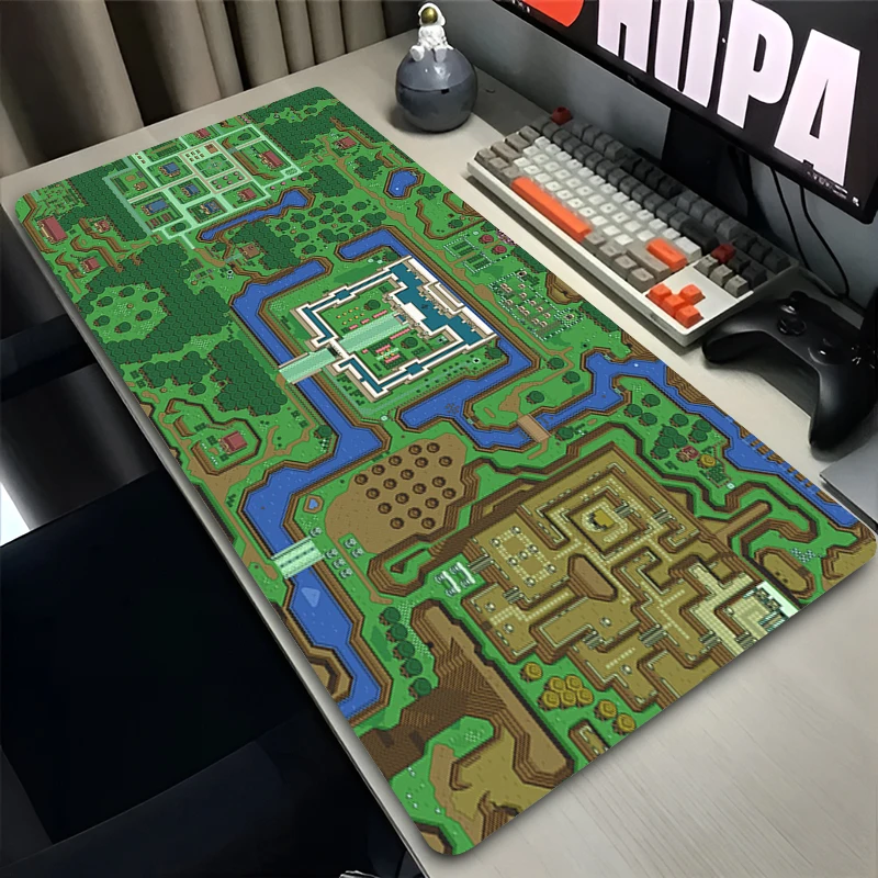 

The-L-Legend-of-Z-Zelda Mouse Pad Anime Map HD Printing Mousepad Gaming Accessories Non-slip Mouse Mats Laptop Office Desk Mat