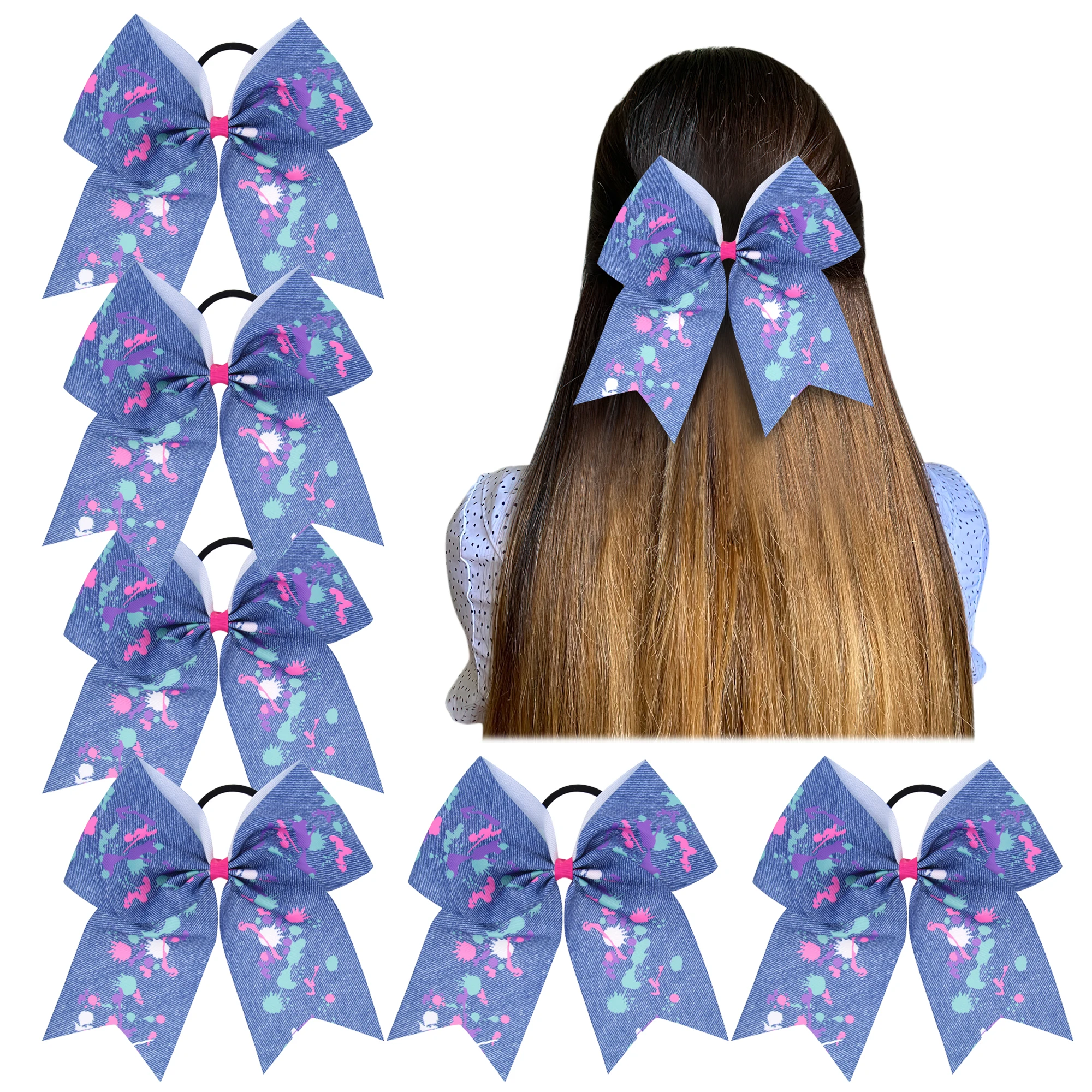 1Pcs 6 Pcs Elastic Bow 8\