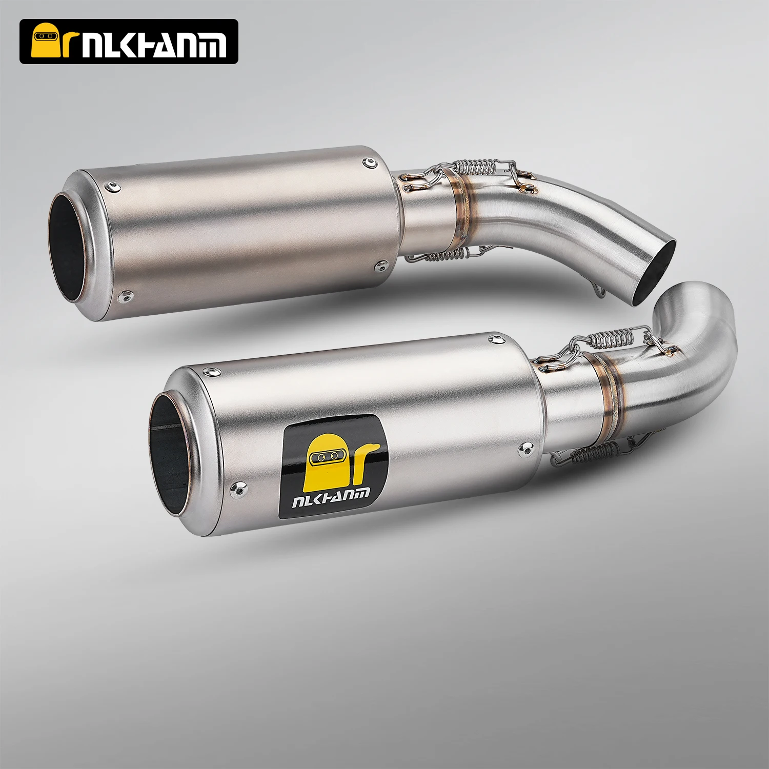 

Для Ducati 950, выхлопная труба Hypermotard 950, двойной глушитель, соединительная труба, надеваемая труба глушителя Hypermotard 950 SP 2019-2024